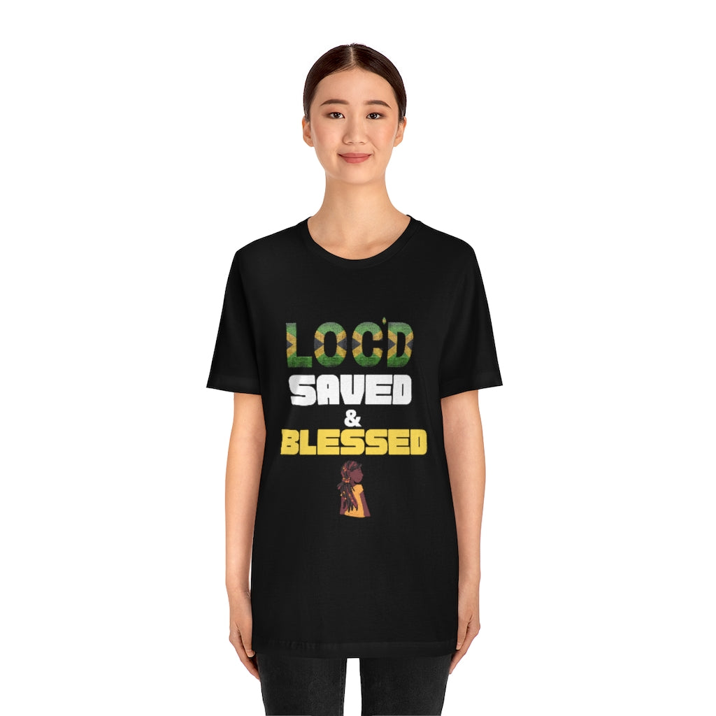 Loc'd Saved & Blessed Unisex tee