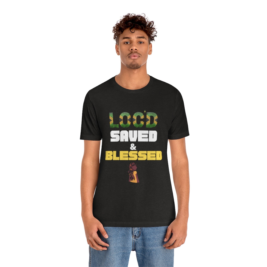 Loc'd Saved & Blessed Unisex tee