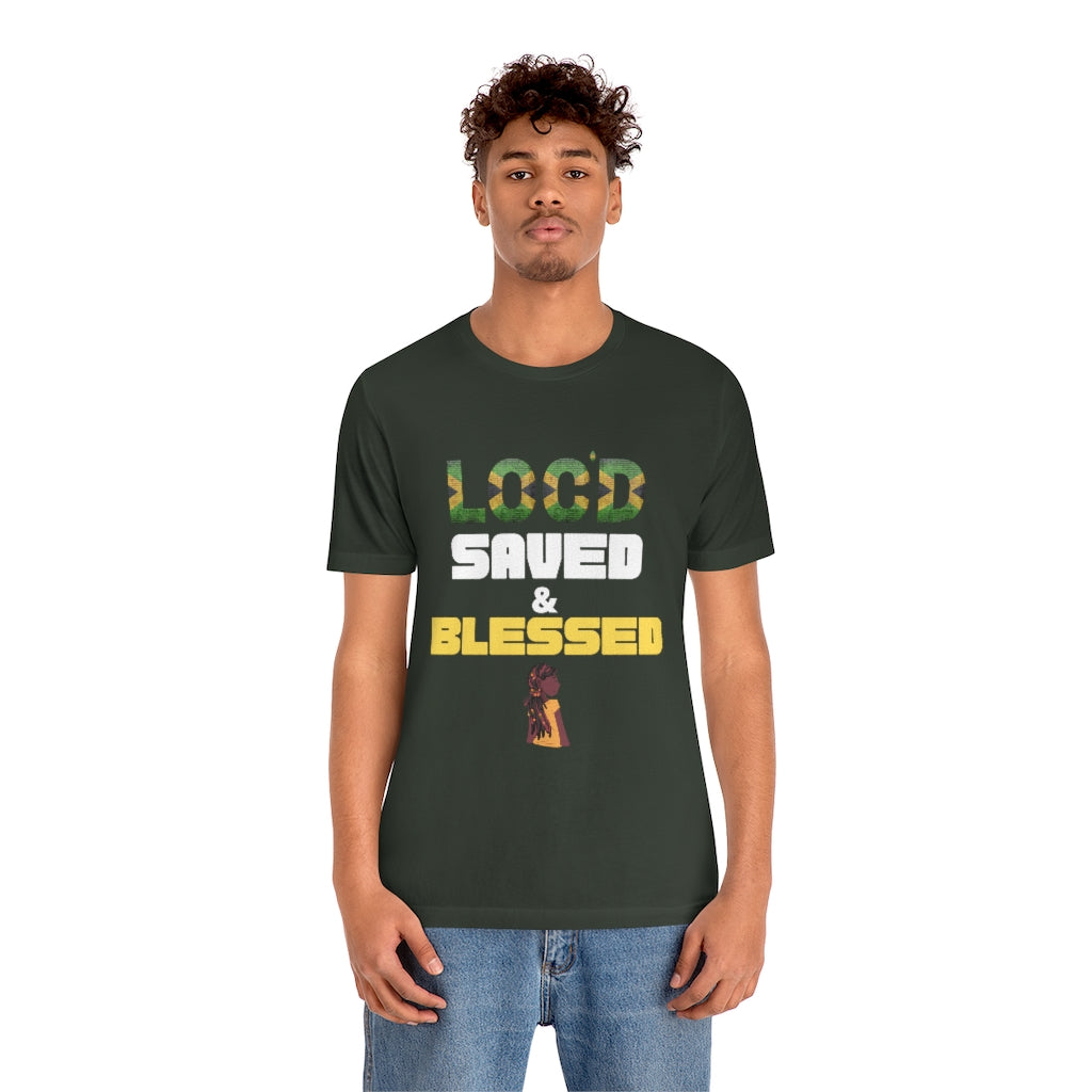 Loc'd Saved & Blessed Unisex tee