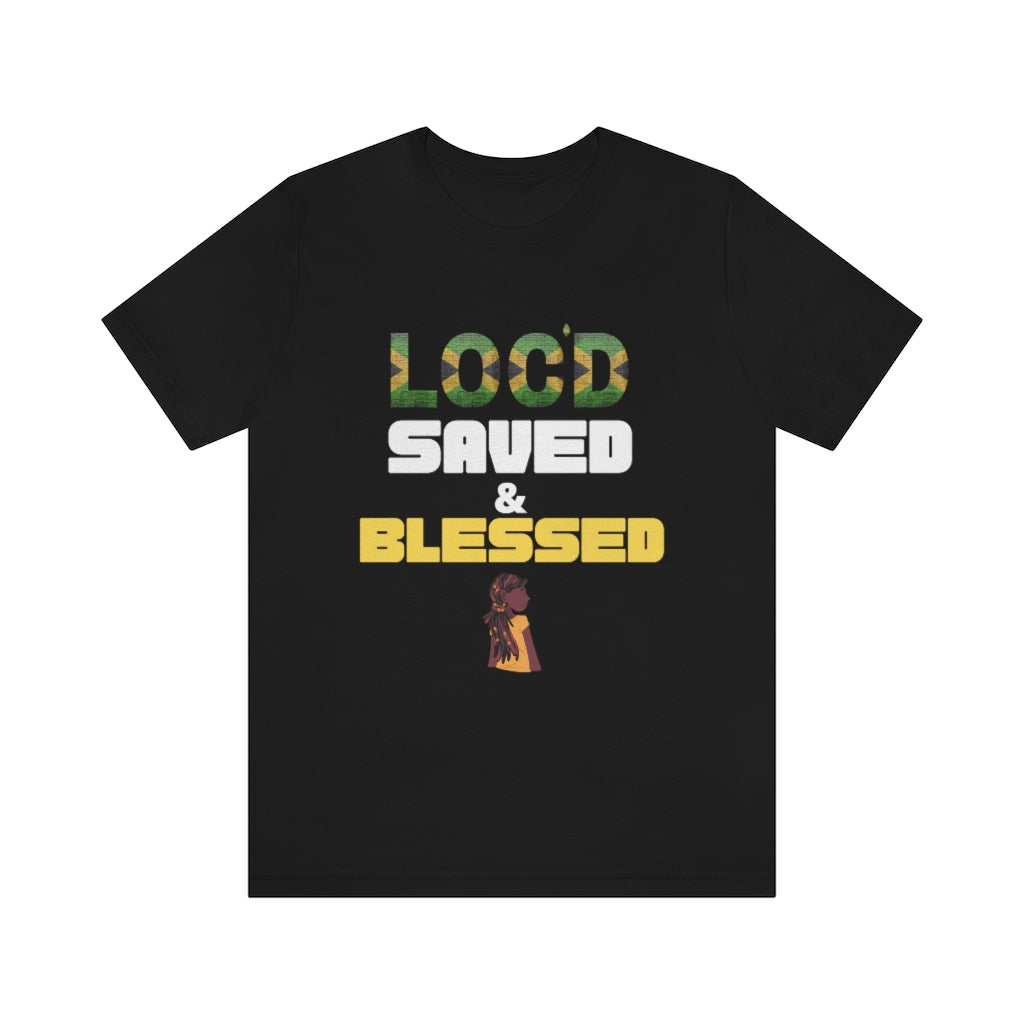 Loc'd Saved & Blessed Unisex tee