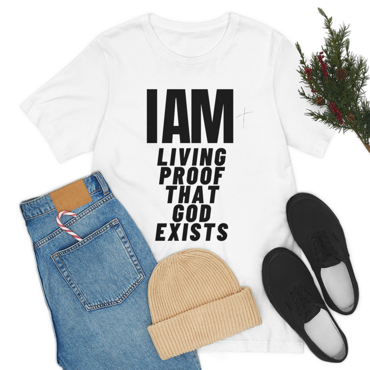 I AM Living Proof God Exists Unisex  Tee