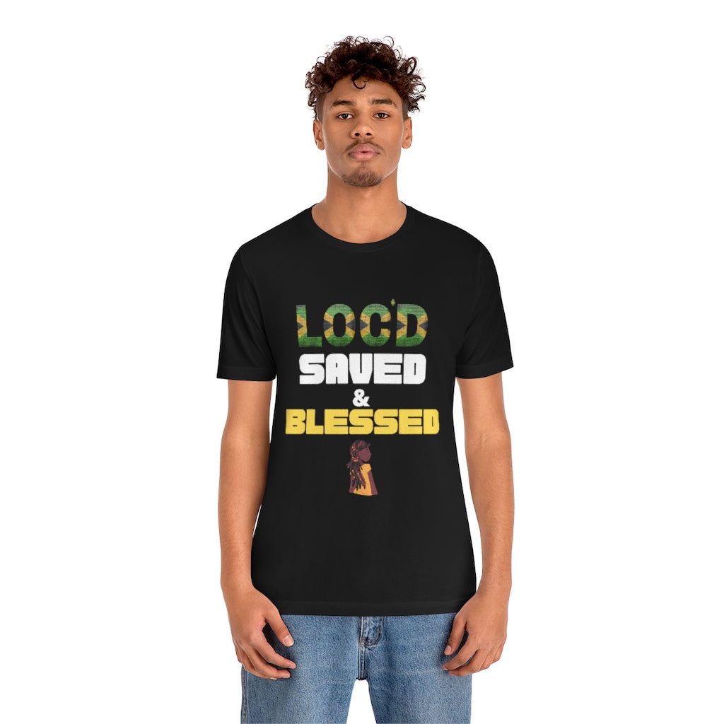 Loc'd Saved & Blessed Unisex tee