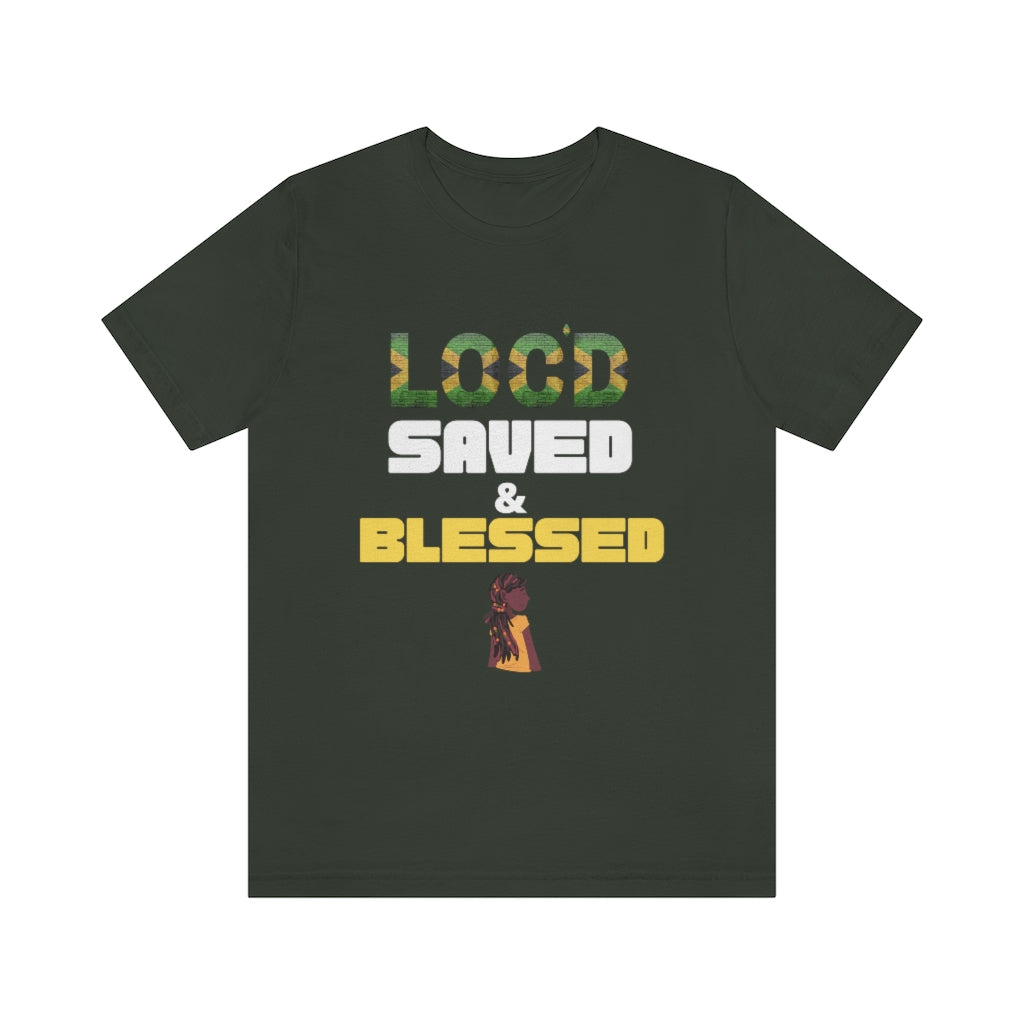 Loc'd Saved & Blessed Unisex tee